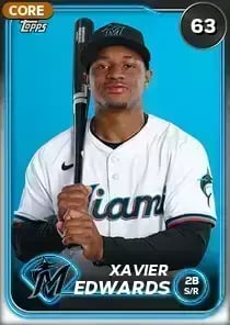 Xavier Edwards, 63 Live - MLB the Show 24