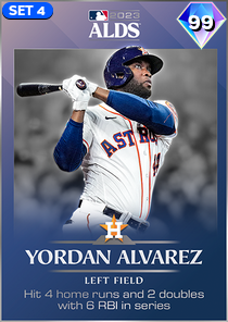 Yordan Alvarez, 99 2023 Postseason - MLB the Show 23