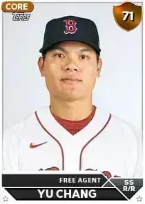 Yu Chang, 71 Live - MLB the Show 23