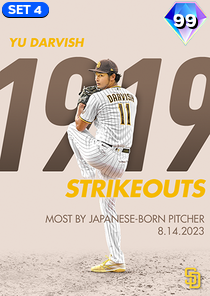 Yu Darvish, 99 Milestone - MLB the Show 23