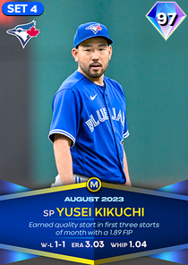 Yusei Kikuchi, 97 Monthly Awards - MLB the Show 23