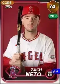 Zach Neto, 74 Live - MLB the Show 24