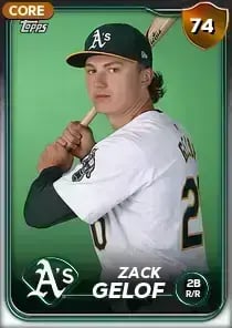 Zack Gelof, 74 Live - MLB the Show 24