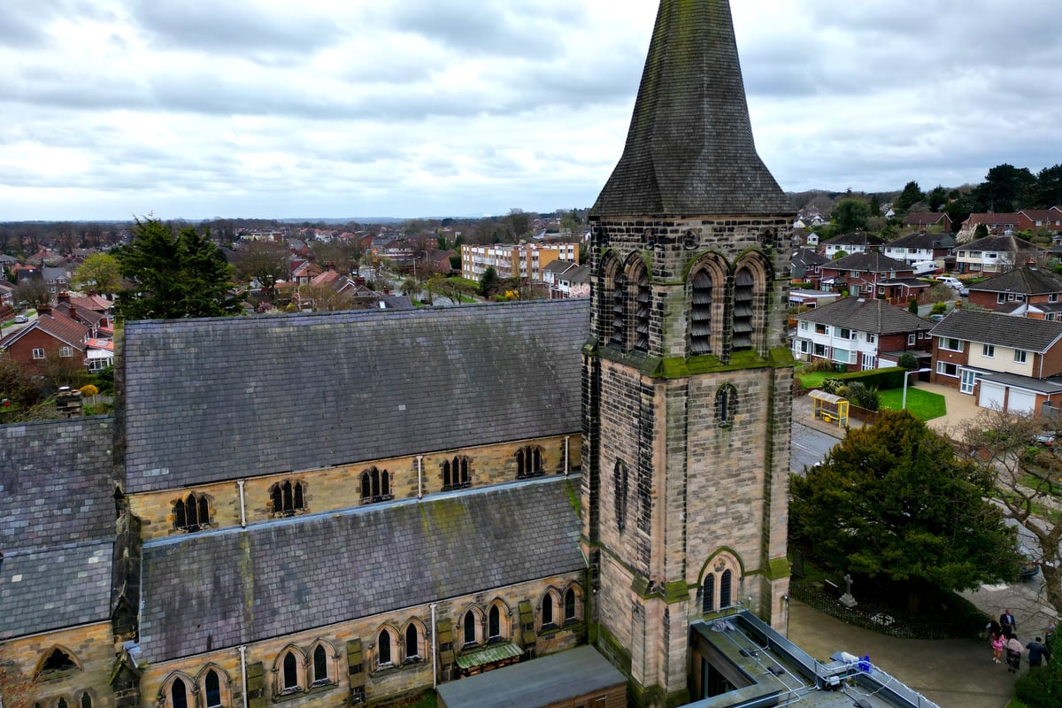 Photograph of St Bartholomew's Church, Sealand, Sealand, Flintshire, Wales. The British Gazette
