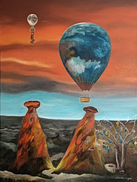 Kapadokya ve balonlar 