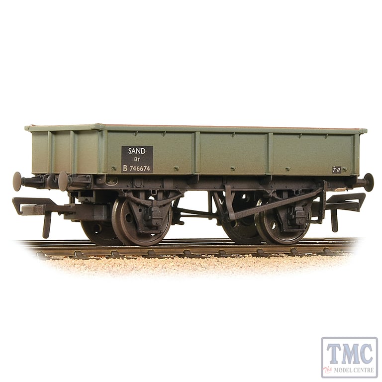 13 Ton Steel Sand Tippler Wagon BR Grey Weathered 13 Ton Steel Sand Tippler Wagon BR Grey Weathered