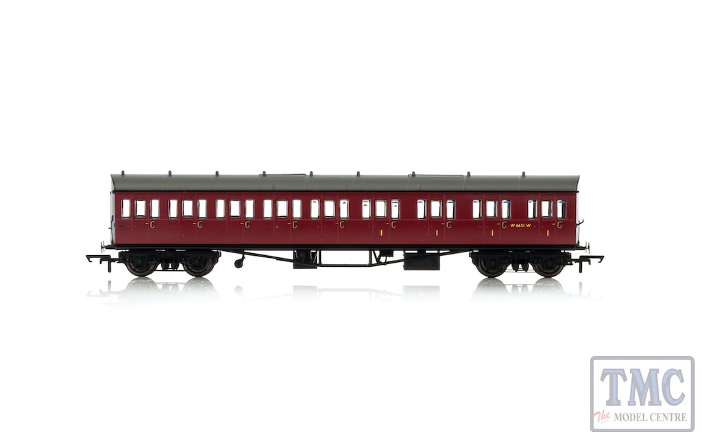 BR, Collett 57' Bow Ended E131 Nine Compartment Composite (Right Hand), W6242W - Era 4 BR, Collett 57' Bow Ended E131 Nine Compartment Composite (Right Hand), W6242W - Era 4