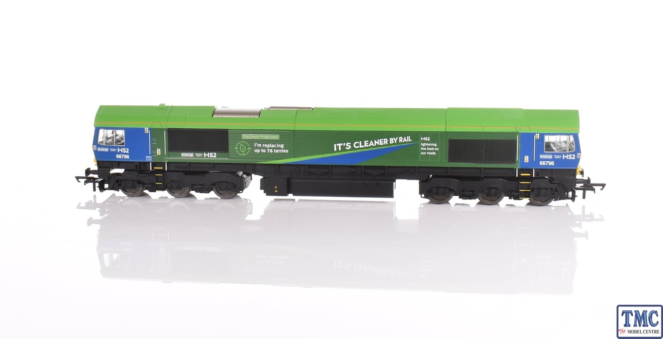 GBRf, HS2 Class 66, Co-Co, 66796 'The Green Progressor' - Era 11 GBRf, HS2 Class 66, Co-Co, 66796 'The Green Progressor' - Era 11