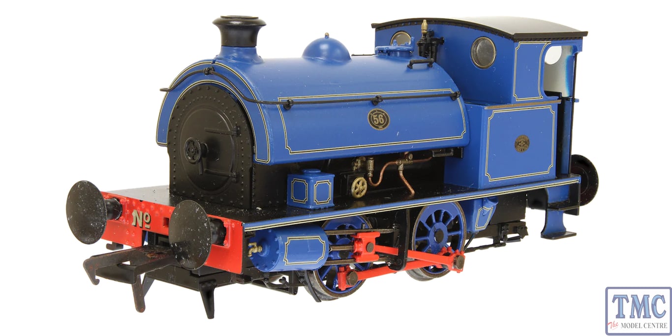 4S 024 004S Dapol OO Gauge Hawthorn Leslie 0 4 0 56 Port of London Authority Blue Lined Yellow Sound Fitted