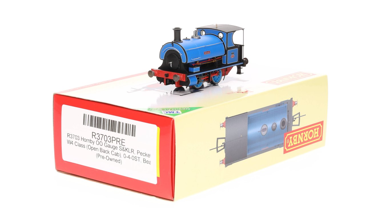 R3703 Hornby OO Gauge S&KLR, Peckett W4 Class (Open Back Cab
