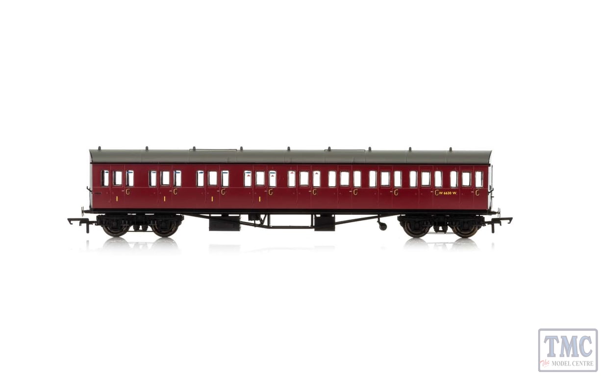 BR, Collett 57' Bow Ended E131 Nine Compartment Composite (Left Hand), W6237W - Era 4 BR, Collett 57' Bow Ended E131 Nine Compartment Composite (Left Hand), W6237W - Era 4