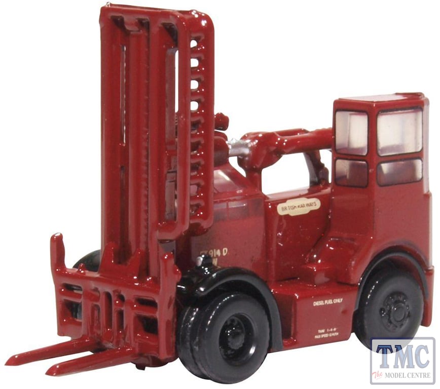NSDF002 Oxford Diecast 1 148 Scale N Gauge Shelvoke and Drewry Freightlifter British Rail Crimson