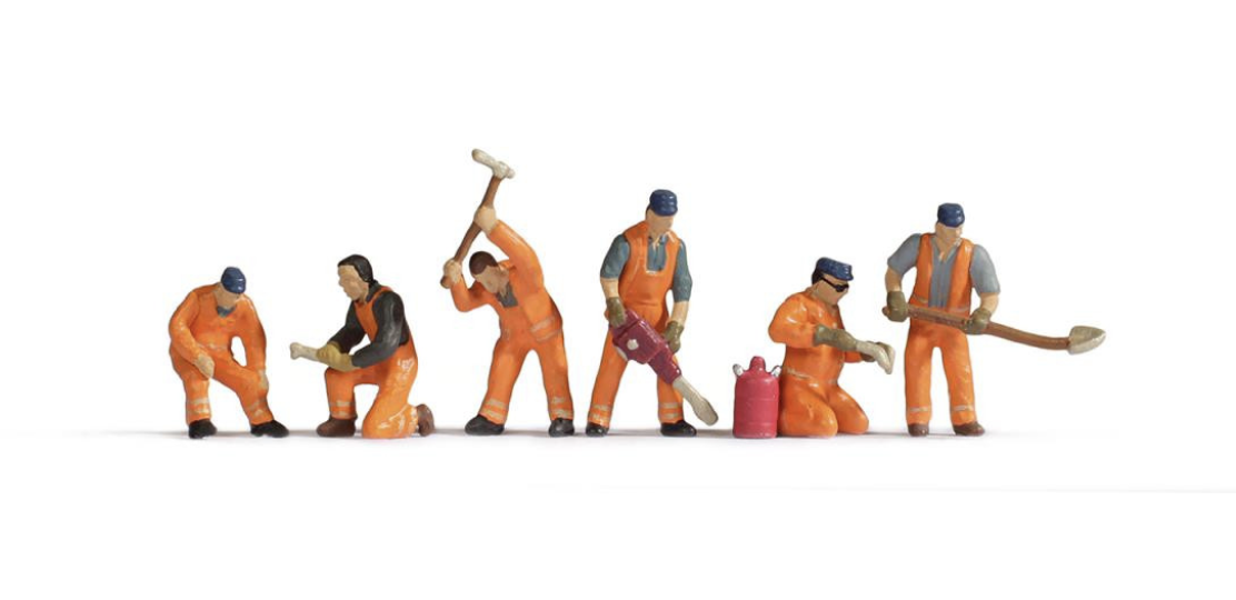 Railway Track Workers (6) Figure Set Railway Track Workers (6) Figure Set