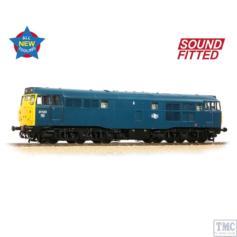 35 805SF Bachmann OO Gauge Class 31 1 31123 BR Blue Sound Fitted