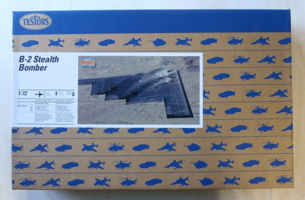B-2 Stealth Bomber 1:72 Testors