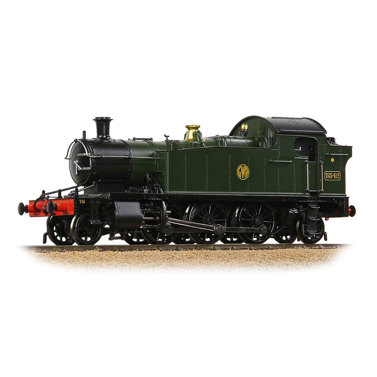 32 141 Bachmann OO Gauge GWR 4575 Prairie Tank 5542 GWR Green Shirtbutton