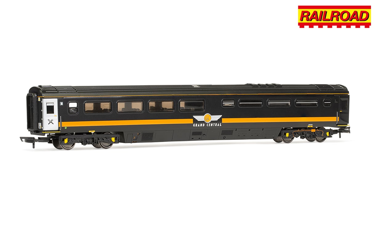 RailRoad Grand Central Rail, Mk3 Buffet Coach, 40424 - Era 10 RailRoad Grand Central Rail, Mk3 Buffet Coach, 40424 - Era 10