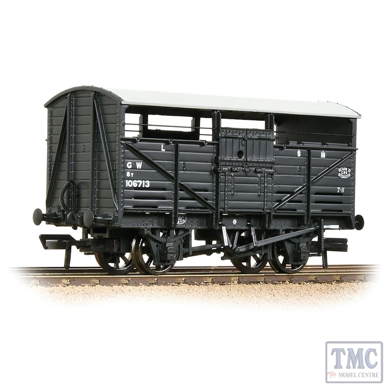 8T Cattle Wagon GWR Grey 8T Cattle Wagon GWR Grey