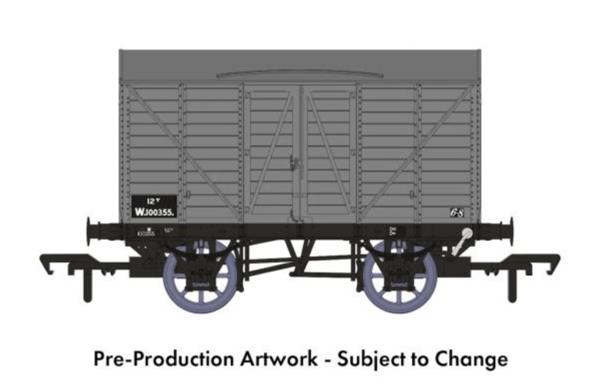 GWR Diagram V16 – Van BR No.W100355 GWR Diagram V16 – Van BR No.W100355