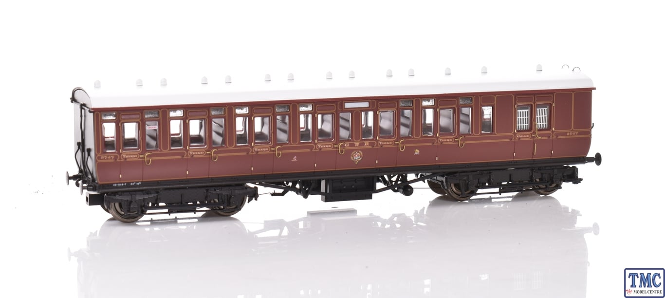 GWR Toplight Mainline City Lined Crimson 3rd Brake 3747 GWR Toplight Mainline City Lined Crimson 3rd Brake 3747