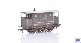 SECR 6 Wheel Brake Van - No.2033 - SECR Grey SECR 6 Wheel Brake Van - No.2033 - SECR Grey