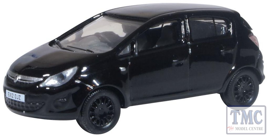 76VC004 Oxford Diecast Vauxhall Corsa Black