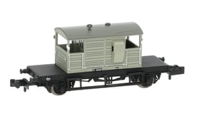 SR 25T 'Pill Box' Brake Van Left-Hand Duckets BR Grey (Early) - Weathered SR 25T 'Pill Box' Brake Van Left-Hand Duckets BR Grey (Early) - Weathered