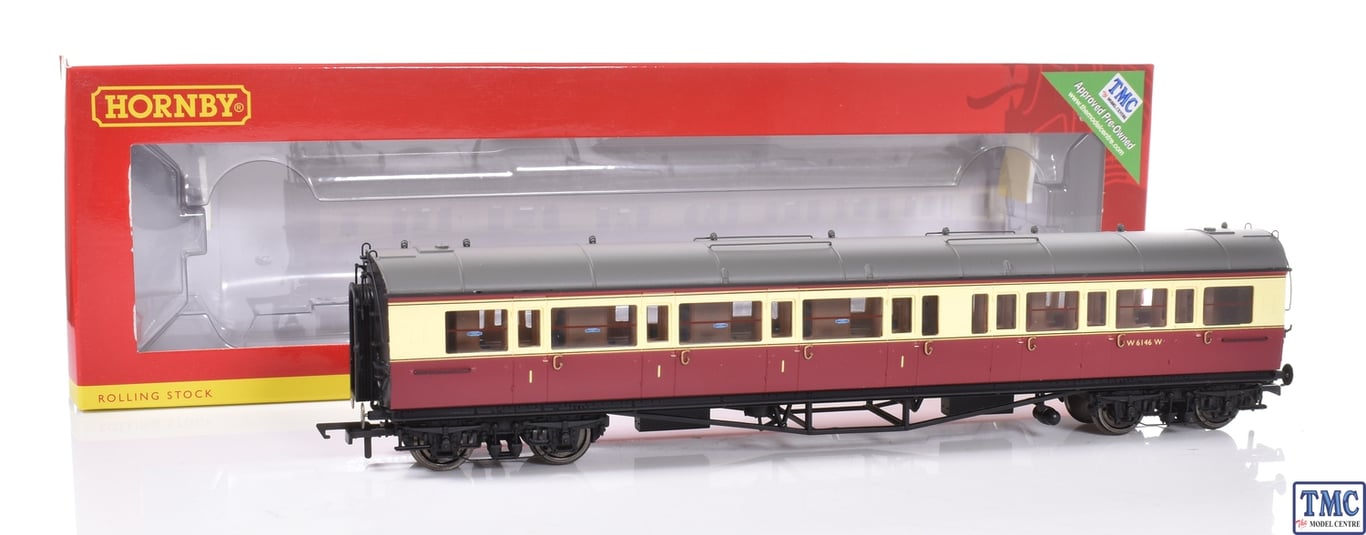 BR Collett Coach Corridor Composite LH, Crimson and Cream BR Collett Coach Corridor Composite LH, Crimson and Cream