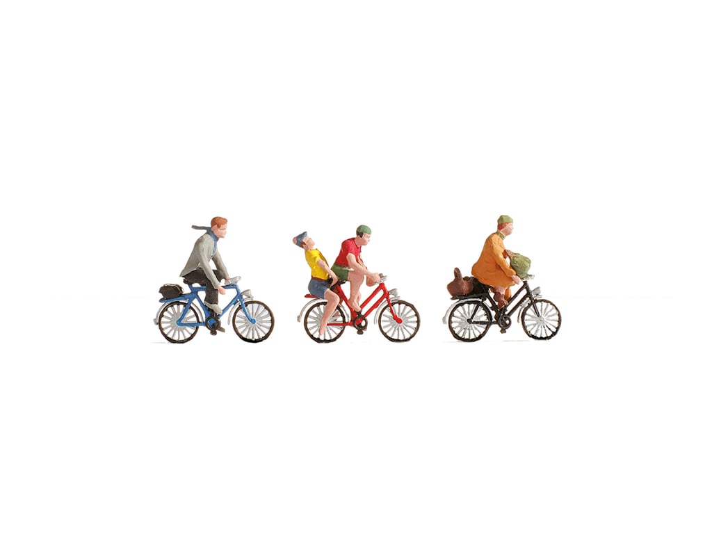 Cyclists (3) and Accessories Figure Set Cyclists (3) and Accessories Figure Set
