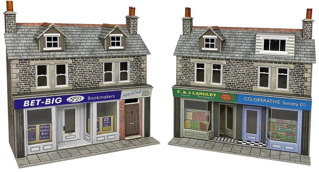 Low Relief Shop Fronts - Stone Low Relief Shop Fronts - Stone