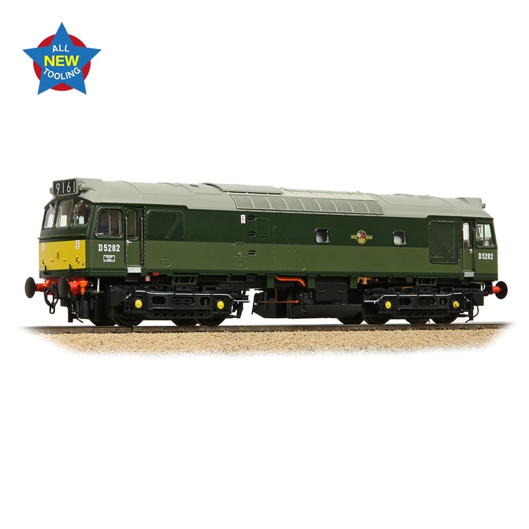 Class 25/2 D5282 BR Two-Tone Green (Small Yellow Panels) Class 25/2 D5282 BR Two-Tone Green (Small Yellow Panels)