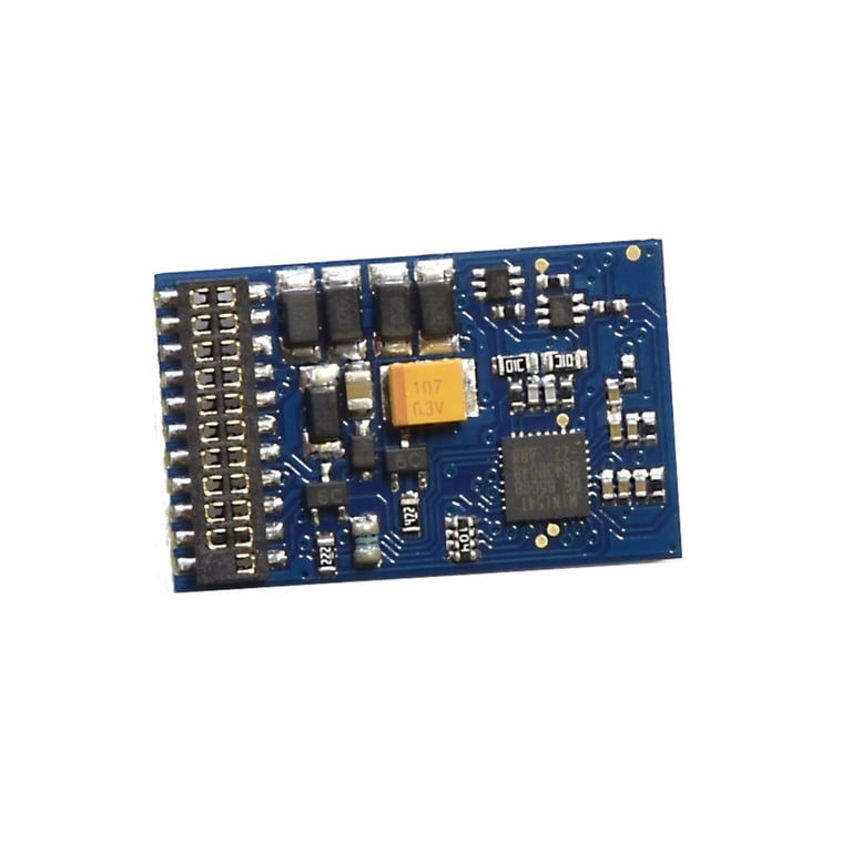 36 557A Bachmann OO Gauge 21 Pin DCC Loco Decoder with Brake Button function