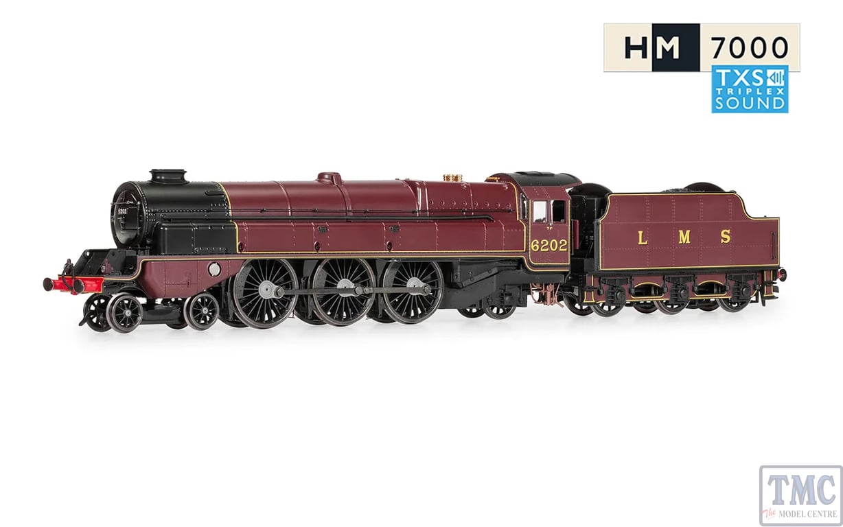 LMS, Princess Royal Class 'The Turbomotive', 4-6-2, 6202 - Era 3 DCC Sound Fitted LMS, Princess Royal Class 'The Turbomotive', 4-6-2, 6202 - Era 3 DCC Sound Fitted
