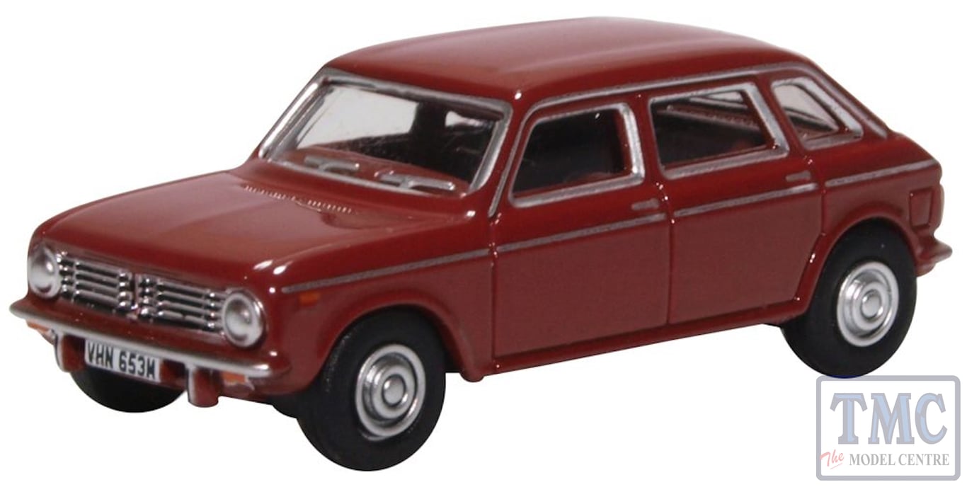 76MX002 Oxford Diecast OO Gauge Austin Maxi Damask Red