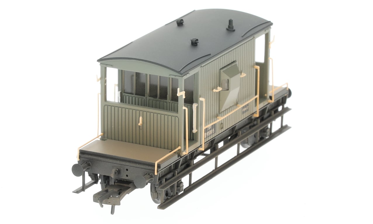BR 20T Brake Van BR Grey (Early) BR 20T Brake Van BR Grey (Early)