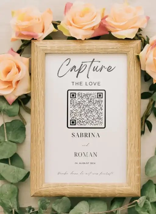 wedding qr code template 1