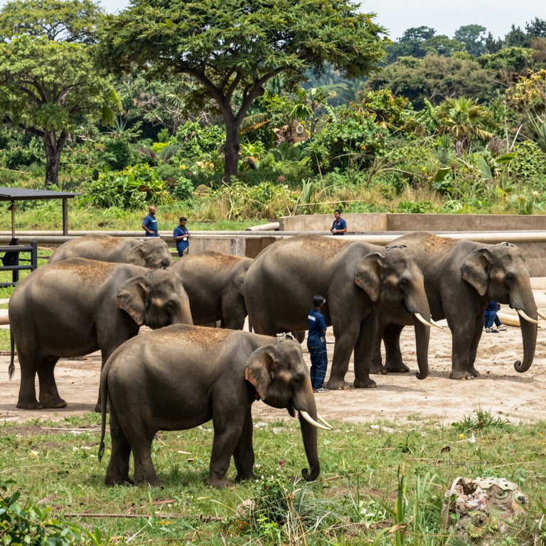 Come i Santuari Proteggono gli Elefanti Minacciati e Promuovono il Loro Benessere