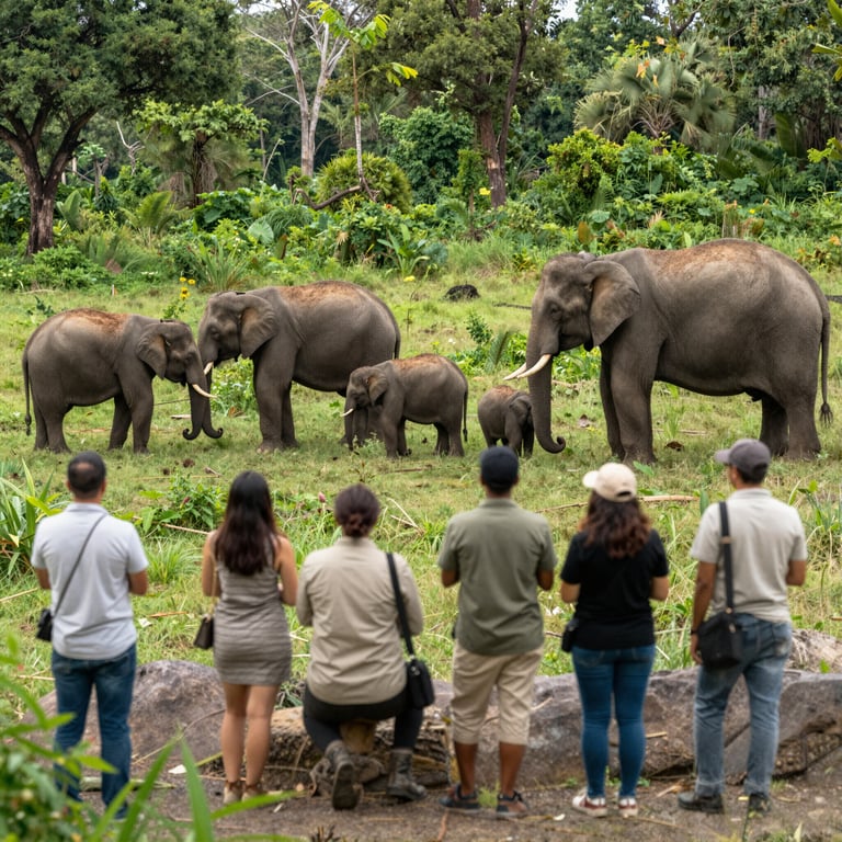Metodi Etici per Osservare Elefanti in Natura Senza Causare Danni Ambientali
