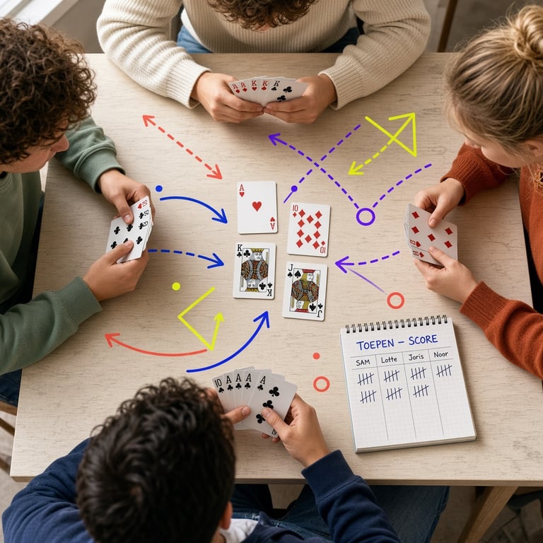 Hoe speel je het kaartspel Toepen met 32 kaarten?