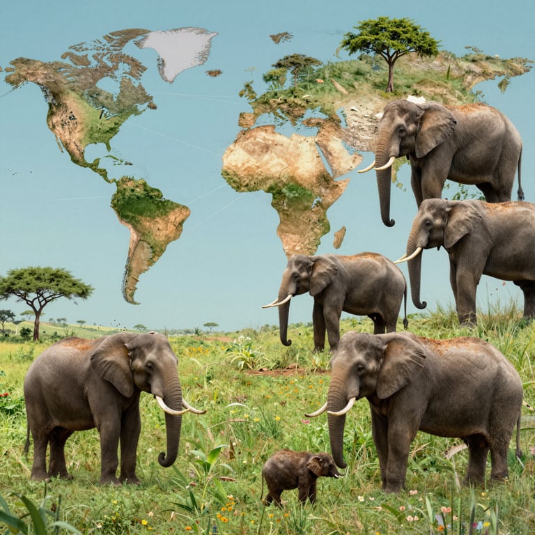 Iniziative Mondiali per Salvare le Popolazioni di Elefanti