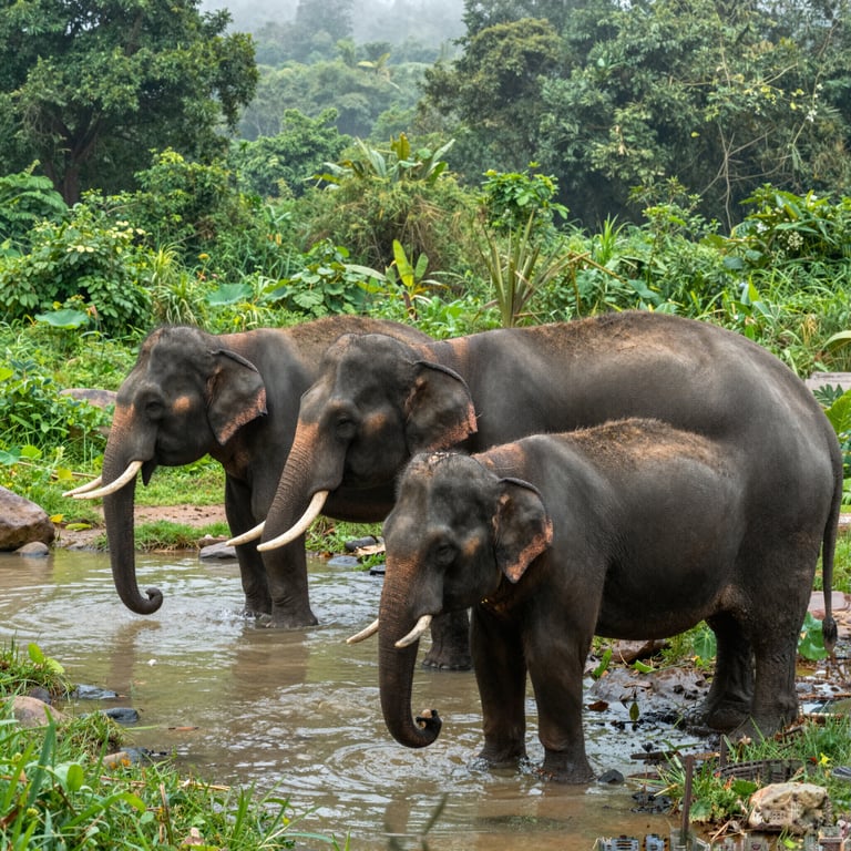 Santuario Elefanti in Laos: Rifugio Ideale per una Vita Species-Appropriata