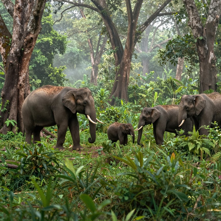 Tutela degli Elefanti della Foresta: Progetti Globali per un Futuro Sostenibile