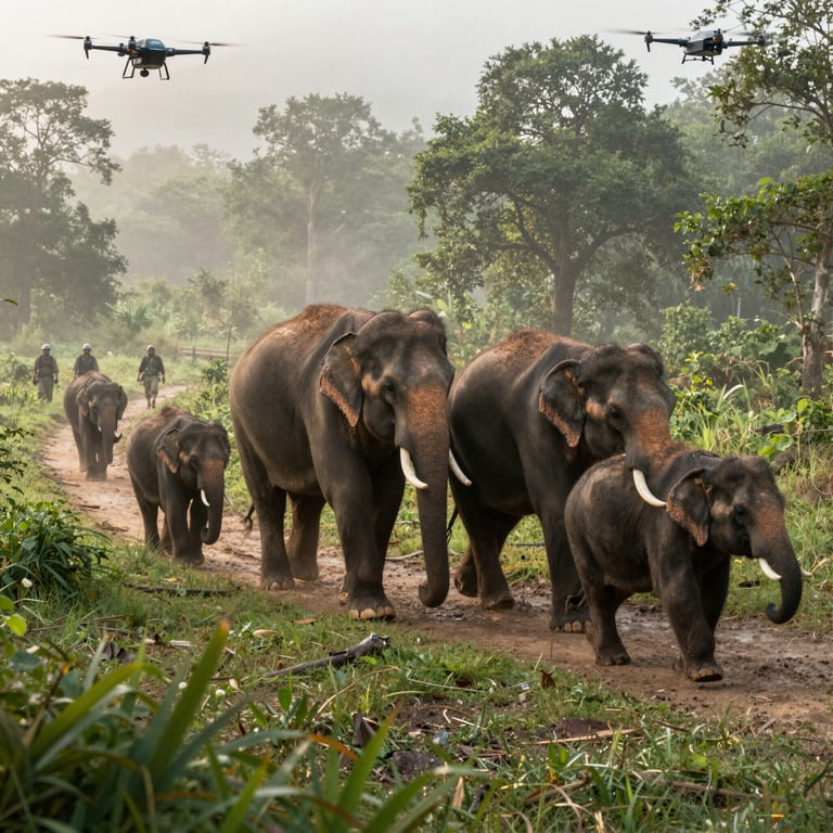 Gli sforzi globali per contrastare le minacce letali agli elefanti asiatici nel 2026