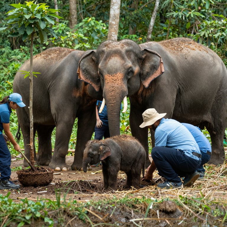 Proteggere gli Habitat Elefantini: Azioni Urgenti contro l'Endangerment della Fauna
