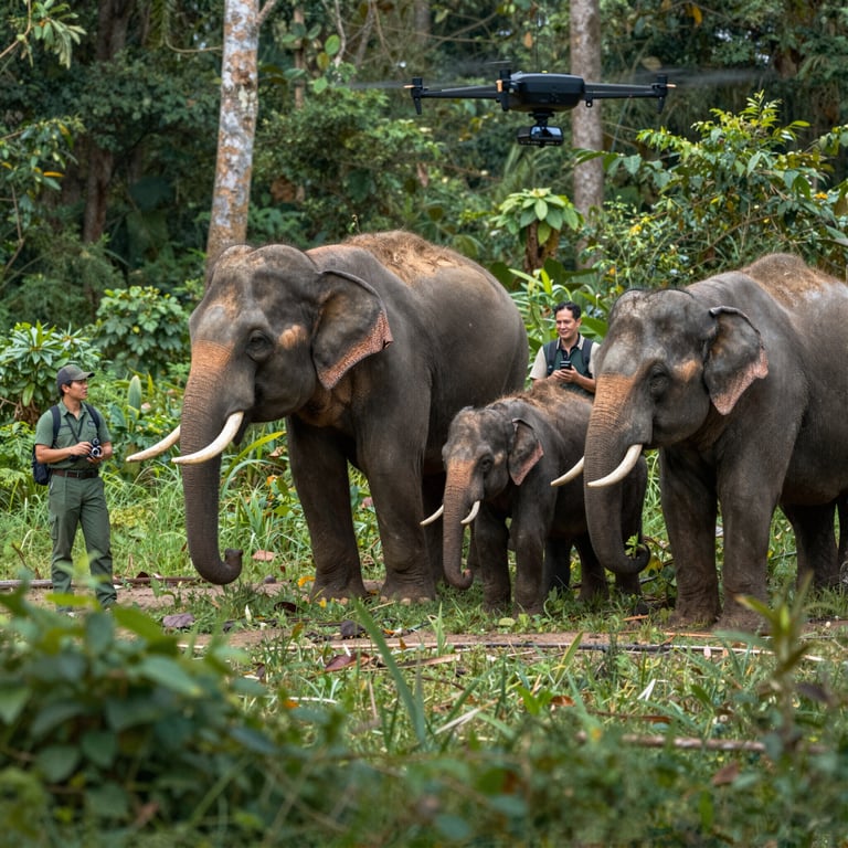 Proteggi gli Elefanti: Strategie Innovative per Osservarli in Armonia con la Natura