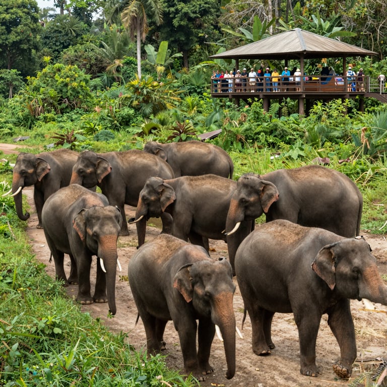 Come il Turismo Sostenibile Aiuta a Salvare gli Elefanti Asiatici