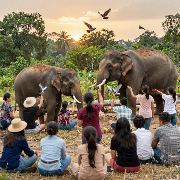 Partecipa a Iniziative Locali per Proteggere e Sostegno Elefanti Vicino a Te