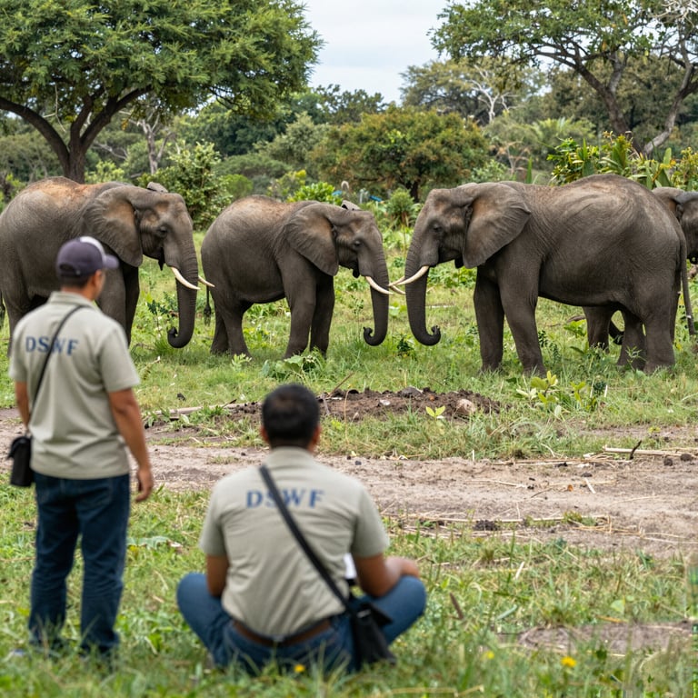 Iniziative Efficaci di DSWF per Proteggere la Popolazione Elefantina Africana