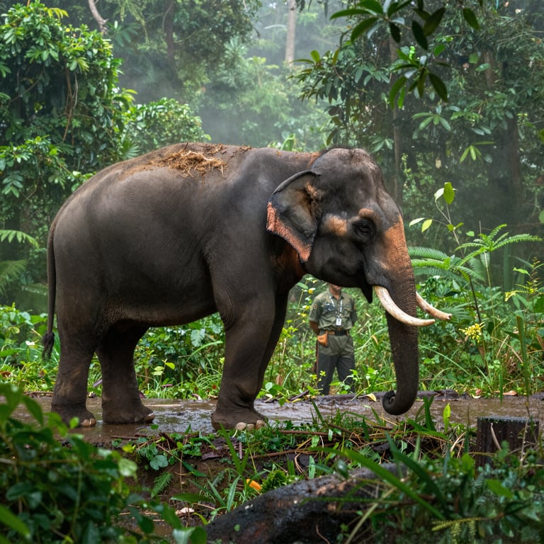 Iniziative per Salvare gli Rari Elefanti Forestali del Vietnam