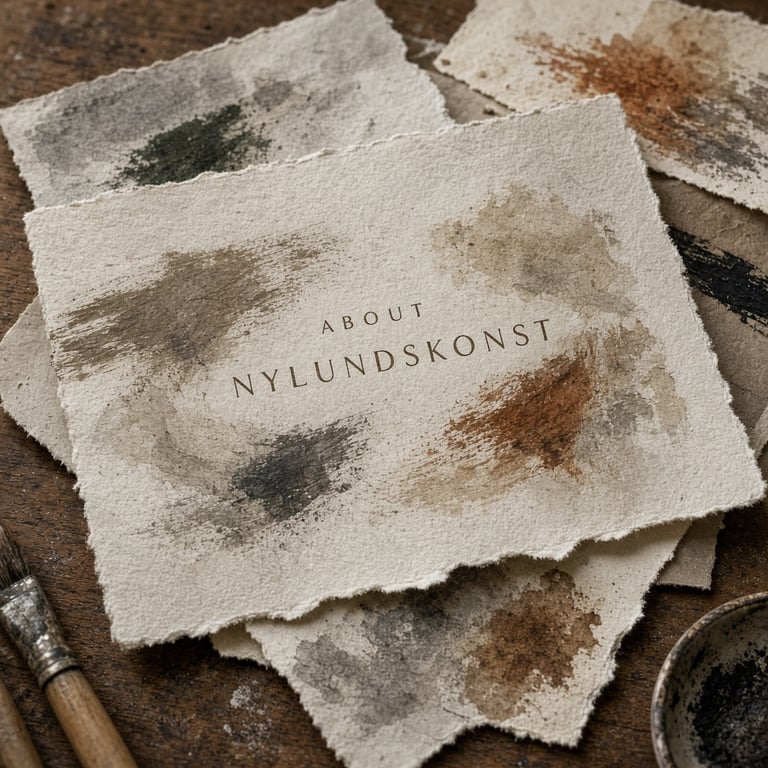 Närbild av grafik och pigment